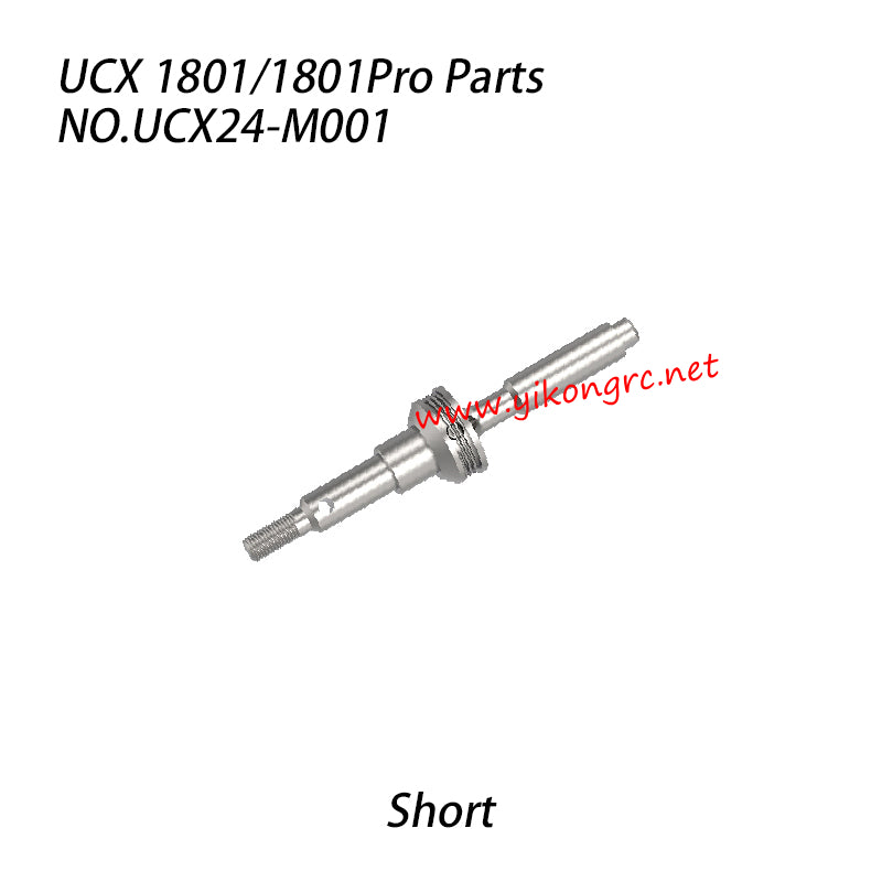 UDIRC UCX1801 / 1801Pro RC Car Parts (Short) CVD driveshaft UCX24-M001