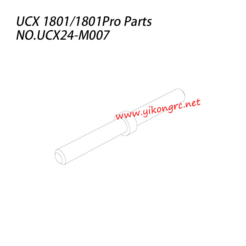 UDIRC UCX1801 / 1801Pro RC Car Parts Transmission gear shaft UCX24-M007