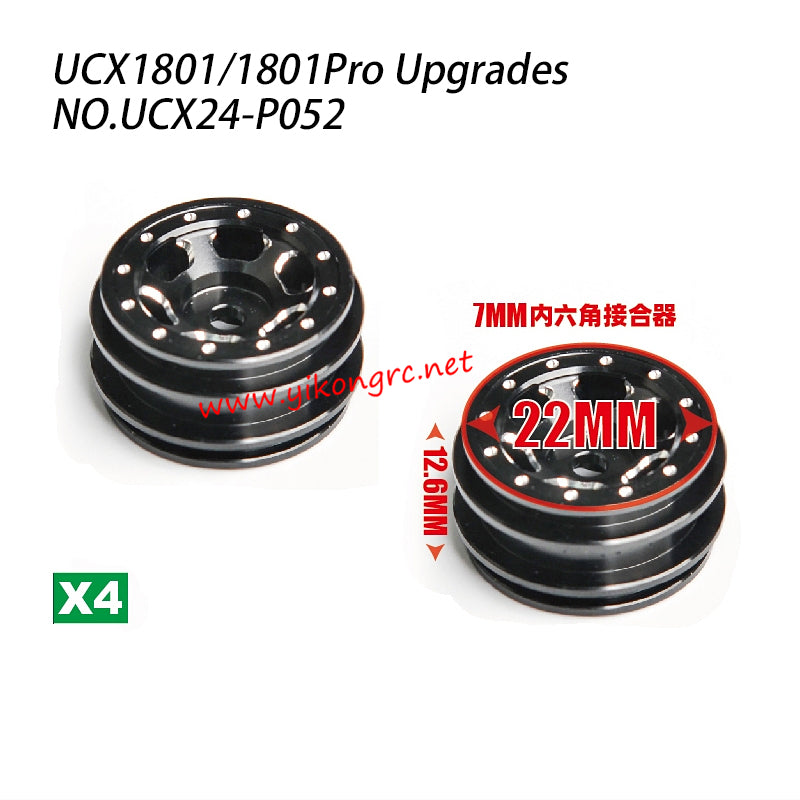 UDIRC UCX1801/1801Pro Upgrades metal wheel hub set UCX24-P052