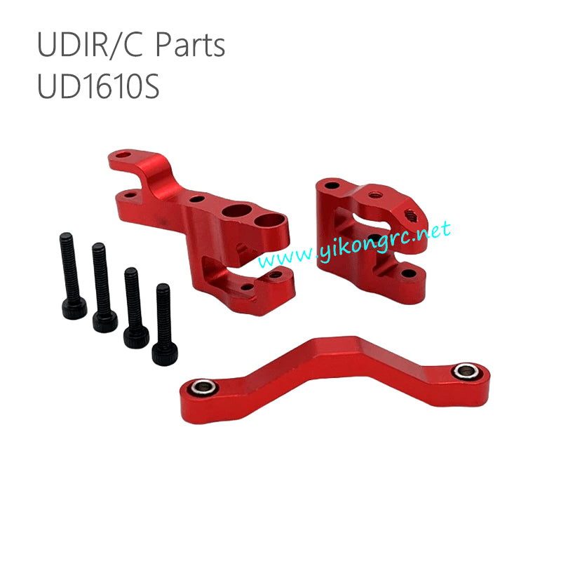 UDIRC UD1610S RC Car Upgrade Parts Steering Assembly red