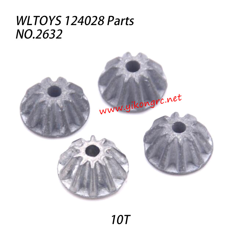 WLTOYS 124028 Parts 10T Differential Small Bevel Gear 2632