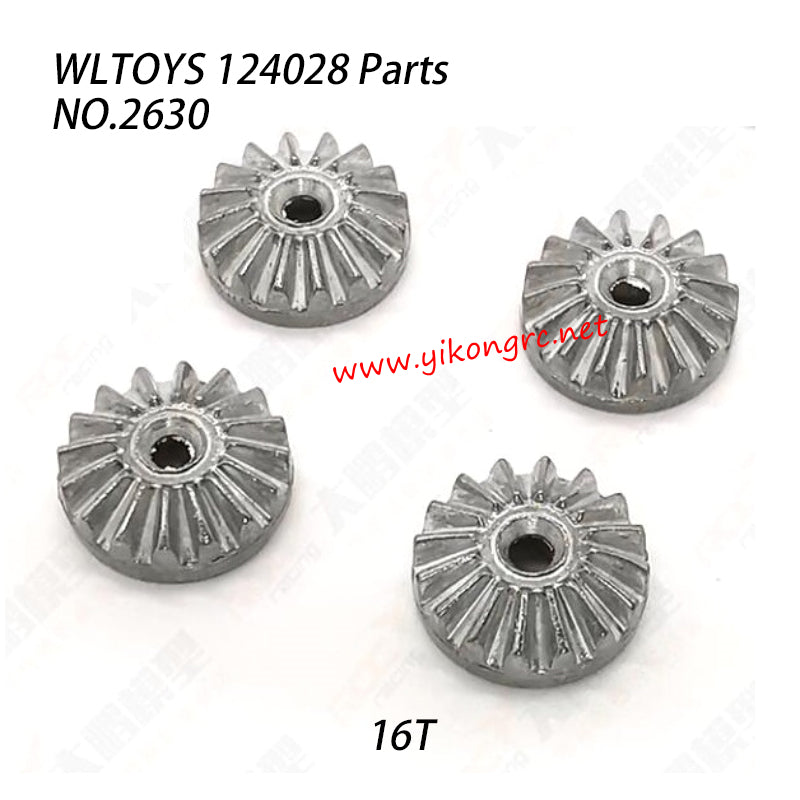 WLTOYS 124028 Parts 16T Differential Big Bevel Gear 2630
