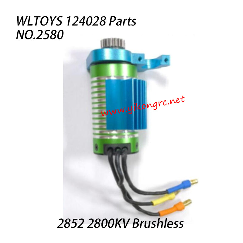 WLTOYS 124028 Parts 2852 2800KV Brushless Motor 2580