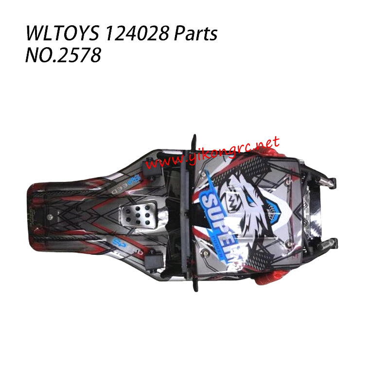 WLTOYS 124028 Parts Car Shell Kit 2578