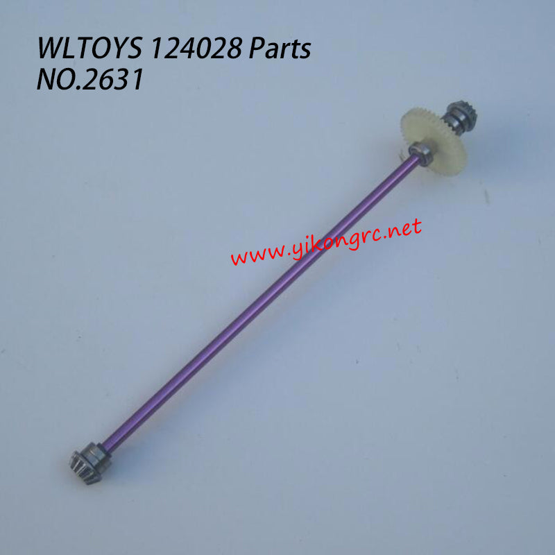 WLTOYS 124028 Parts Central Drive Shaft Assembly 2631 rear