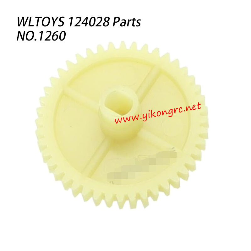 WLTOYS 124028 RC Truck Parts Spur Big Gear 1260