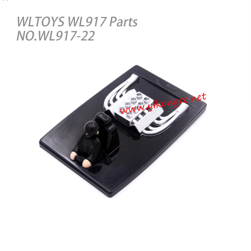 WLTOYS WL917 RC Boat Parts Hull Cover WL917-22
