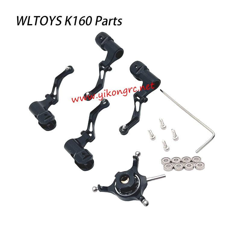 WLTOYS XK K160 EC-145 Parts Crosshead Propeller Holder black
