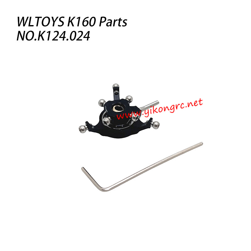 WLTOYS XK K160 EC-145 Parts Main Rotating Head K124.024 black