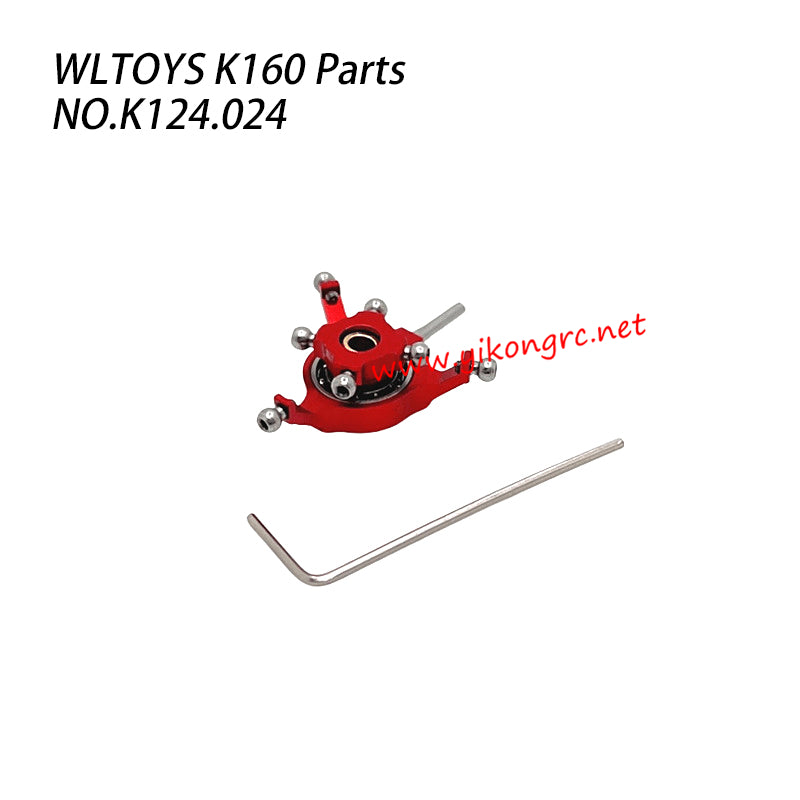 WLTOYS XK K160 EC-145 Parts Main Rotating Head K124.024 red