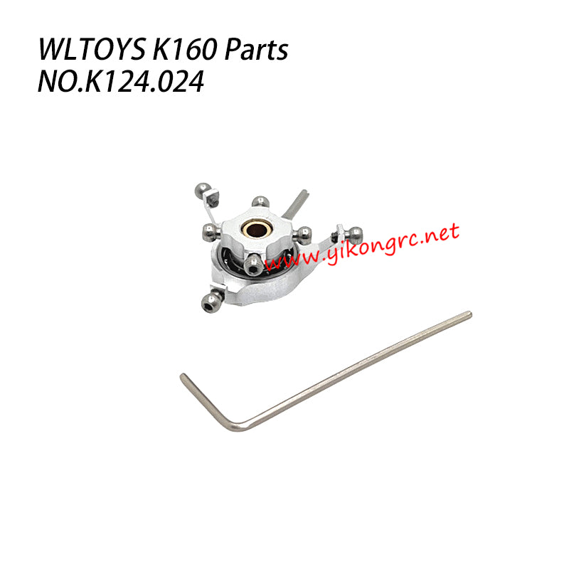 WLTOYS XK K160 EC-145 Parts Main Rotating Head K124.024 silver