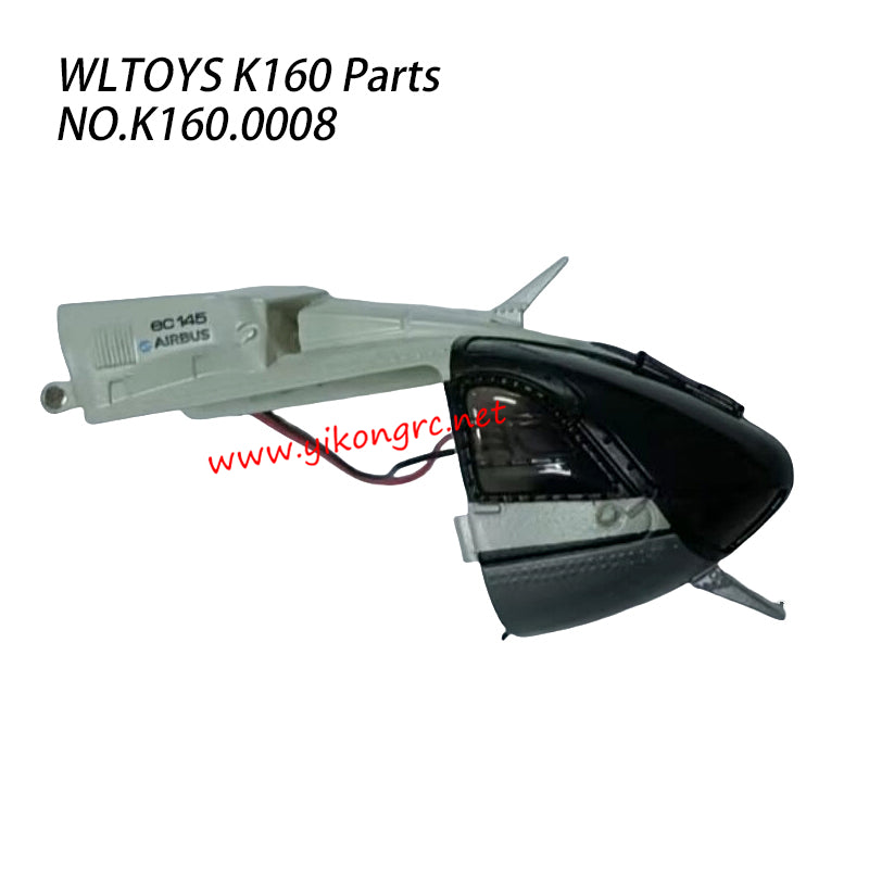 WLTOYS XK K160 EC-145 Parts Nose Cover Set K160.0008