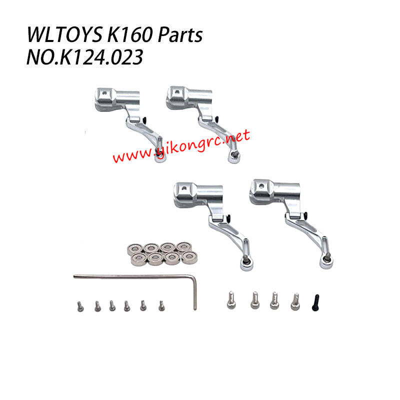 WLTOYS XK K160 EC-145 Parts Rotor Clamp And Bearings K124.023 silver
