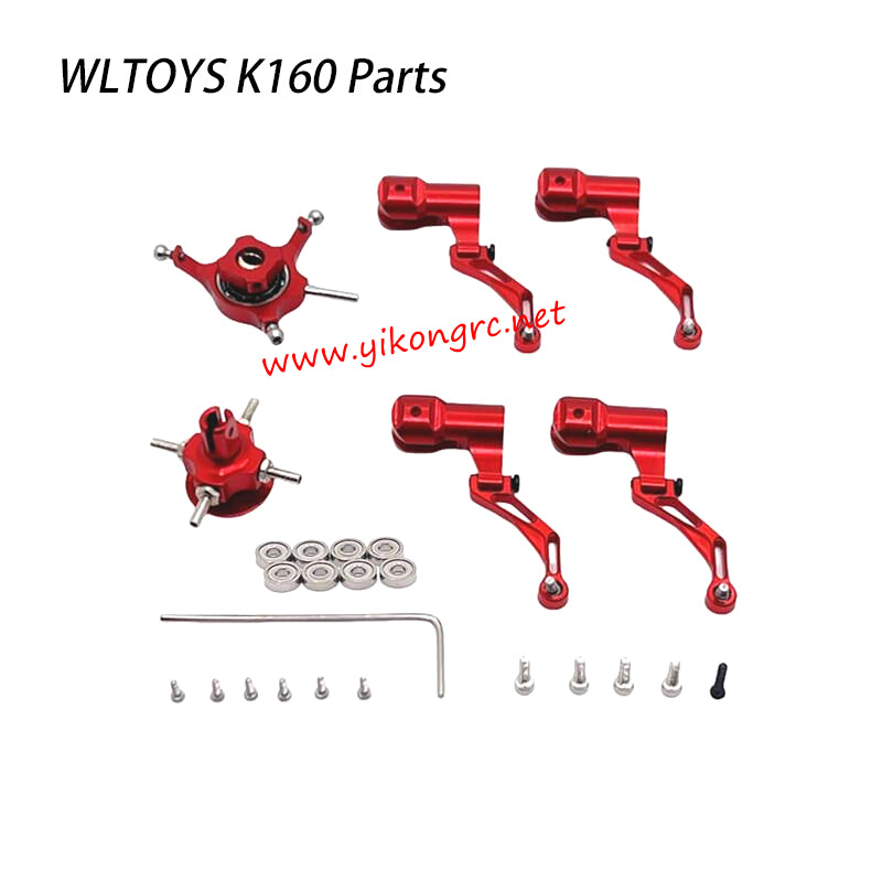 WLTOYS XK K160 EC-145 Parts Rotor Disc Crosshead Red
