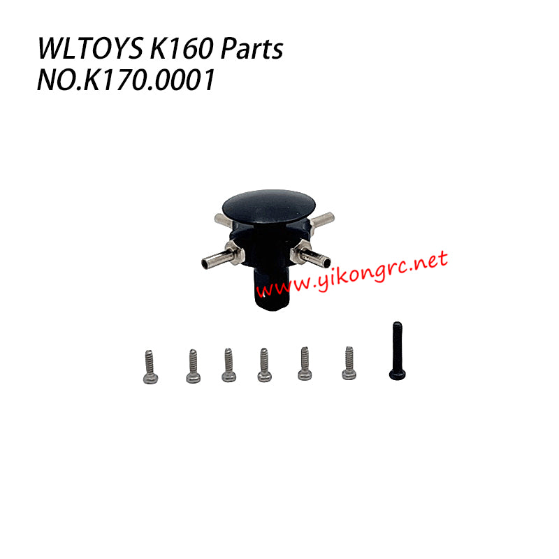 WLTOYS XK K160 EC-145 Parts Rotor Head K170.0001 black