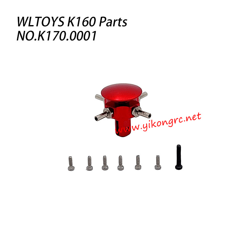 WLTOYS XK K160 EC-145 Parts Rotor Head K170.0001 red