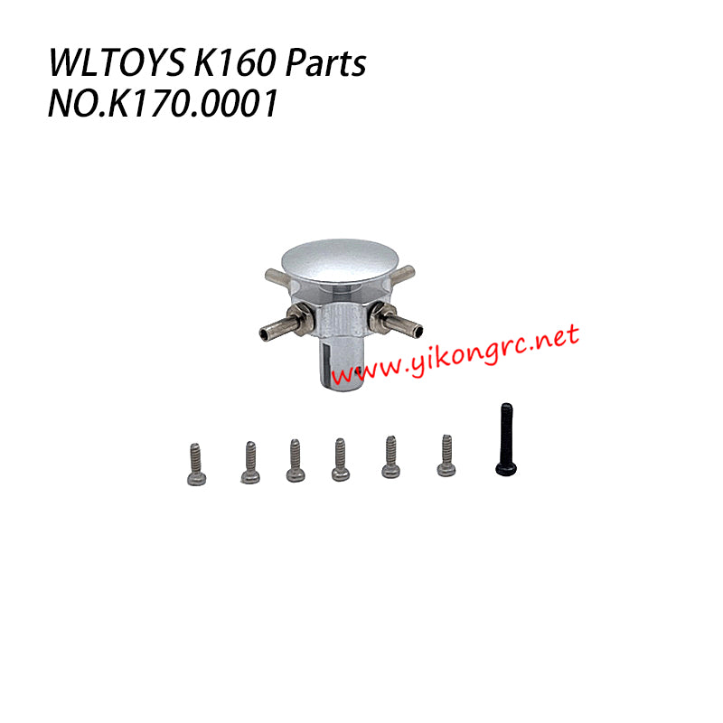 WLTOYS XK K160 EC-145 Parts Rotor Head K170.0001 silver