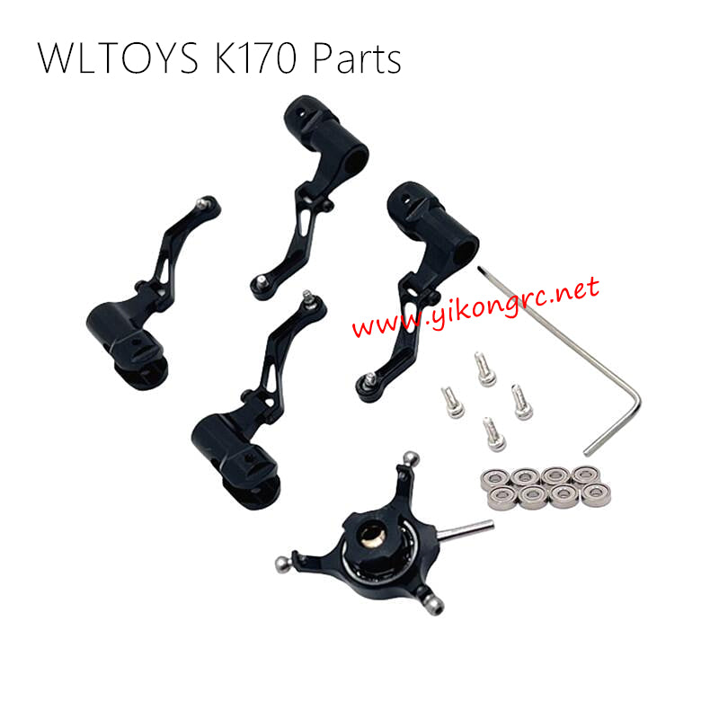 WLTOYS XK K170 UH-60L Parts Crosshead Propeller Holder black