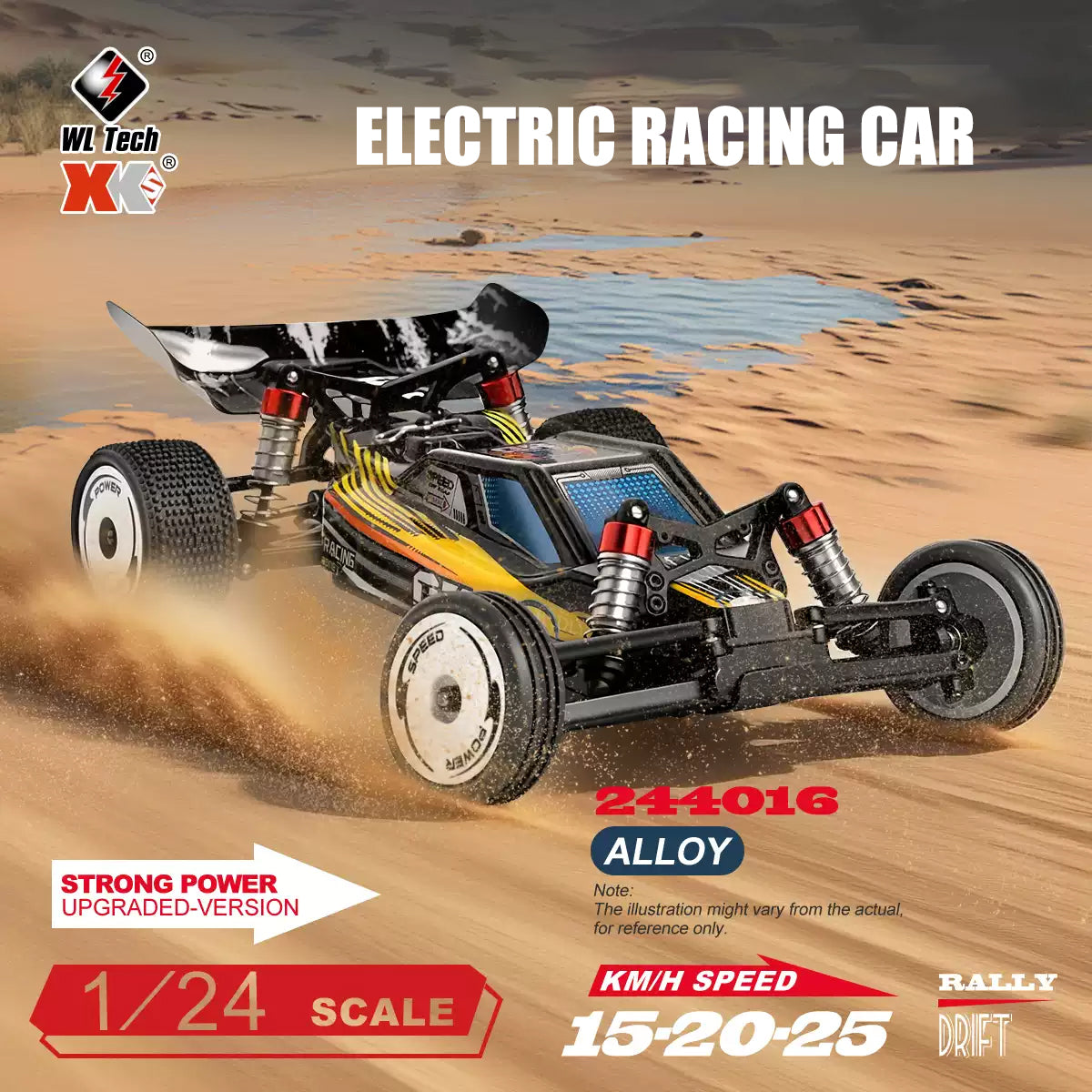 WLtoys 244016 1/24 Electric 2WD Racing RC Car