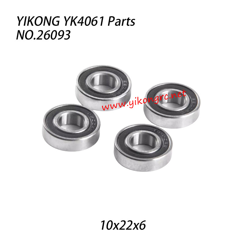 YIKONG YK4061 Parts Ball bearing 10x22x6 26093