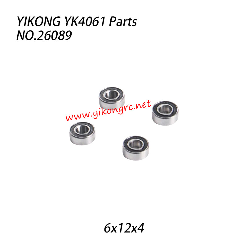 YIKONG YK4061 Parts Ball bearing 6x12x4 26089
