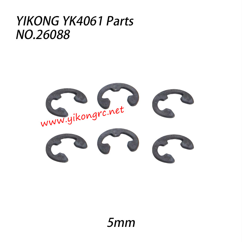 YIKONG YK4061 RC Car Parts E-type ring clip 5mm 26088