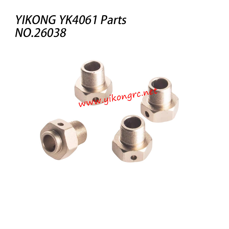 YIKONG YK4061 RC Car Parts Hex Wheel Hub 26038