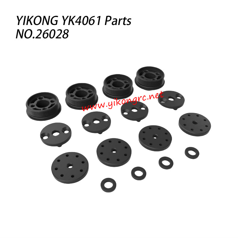 YIKONG YK4061 RC Car Parts Shock absorber mid-section assembly 26028