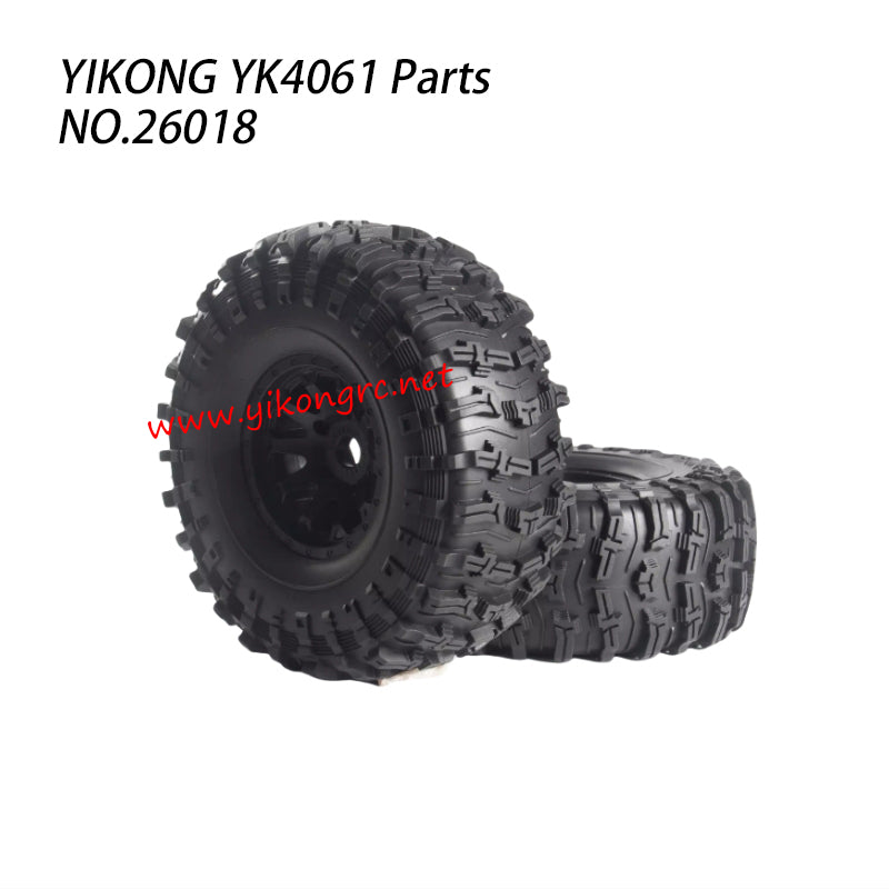 YIKONG YK4061 RC Car Parts Tire Assembly 26018