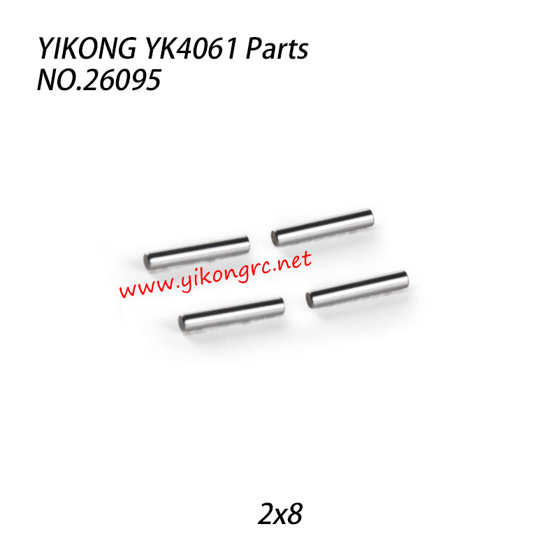 YIKONG YK4061 RC Truck Parts Pin 2x8 26095