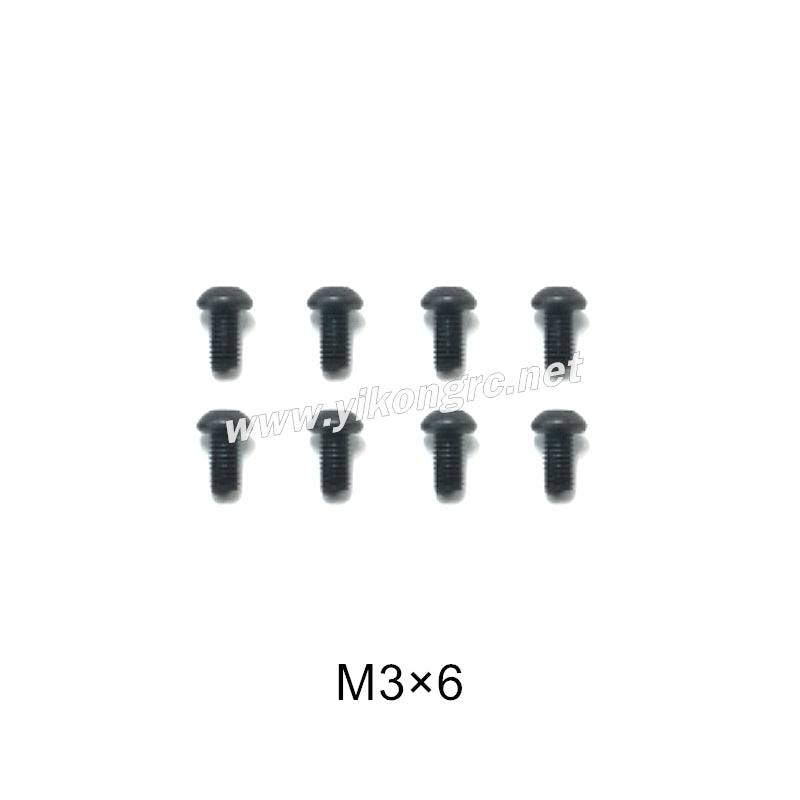 YIKONG YK4073 RC Car Parts button head screws M3x6 71124