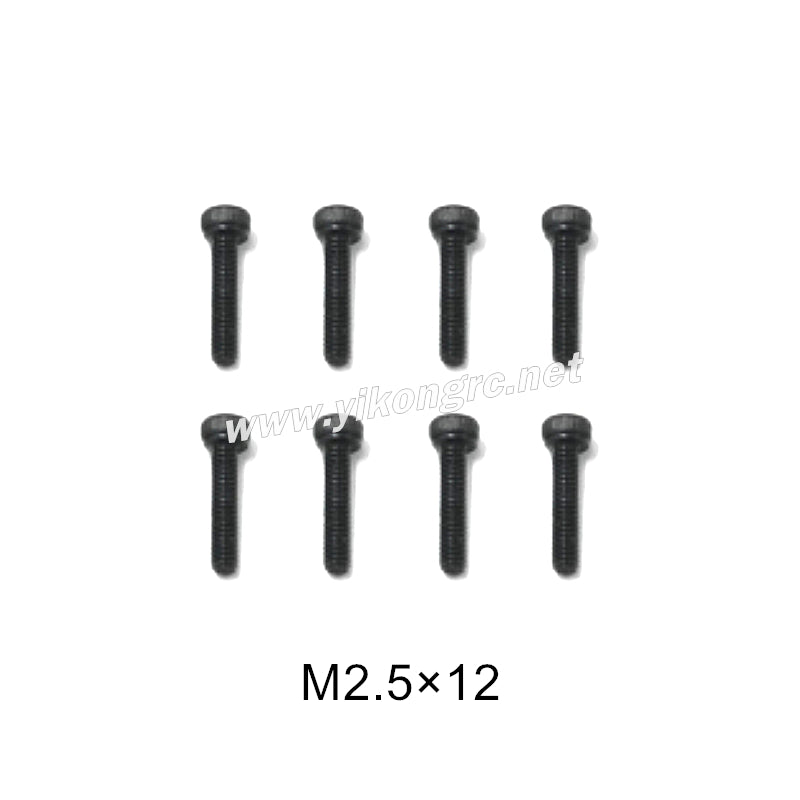 YIKONG YK4073 RC Truck Parts cap head screw M2.5x12 71142