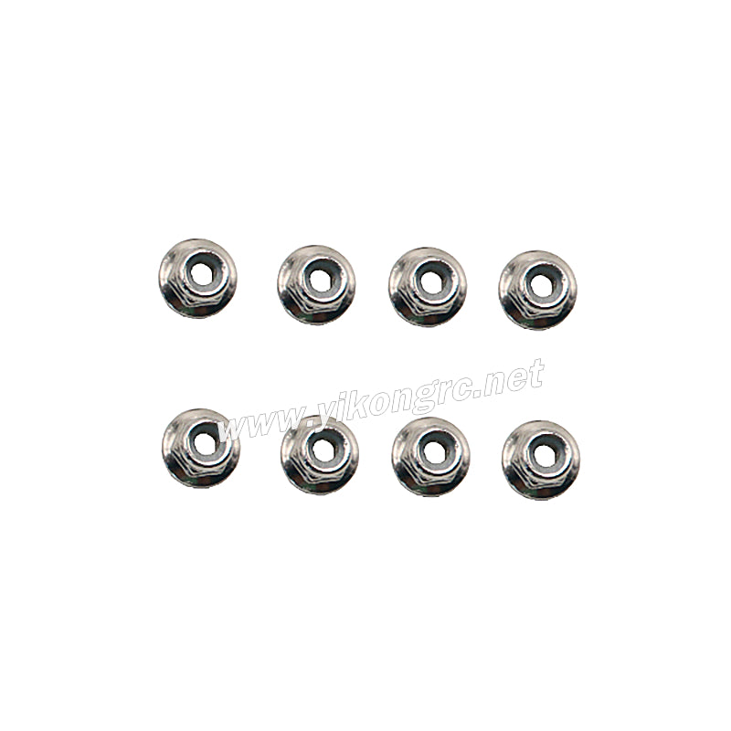 YIKONG YK4082/V3 RC Car Parts M3 flange nuts 13116
