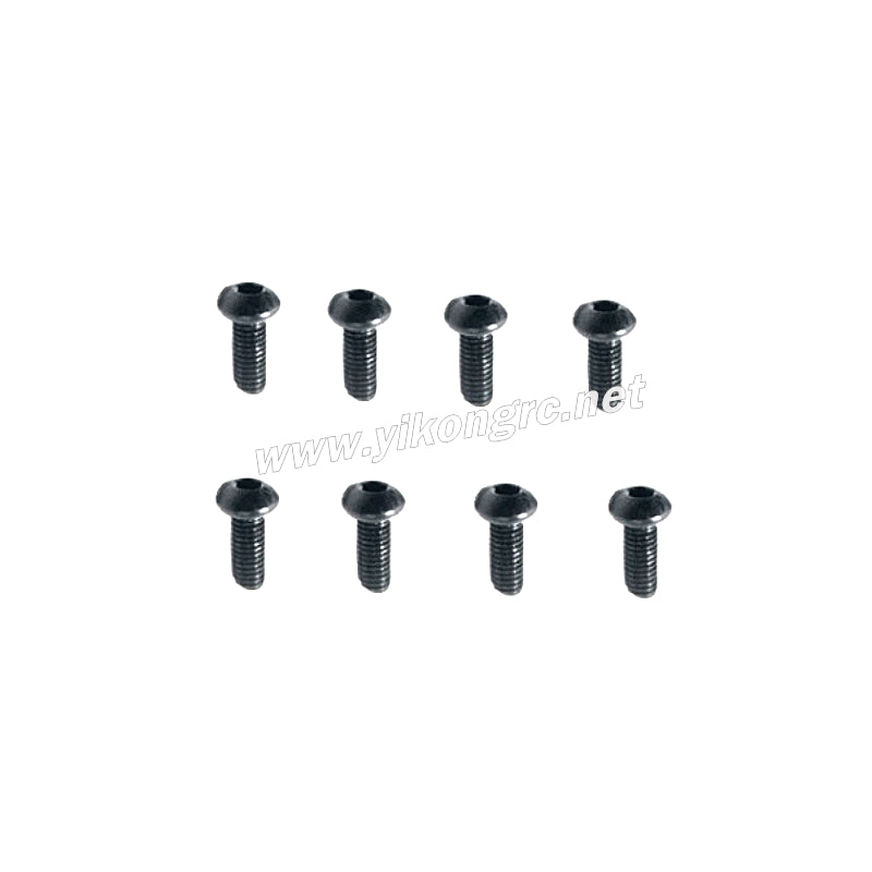 YIKONG YK4082/V3 RC Car Parts flat head socket hexagon M2.5x6 13104