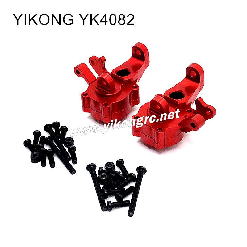 YIKONG YK4082/V3 Upgrade Parts Aluminum Front Steering Cup red