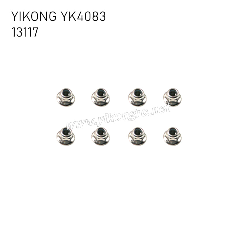 YIKONG YK4083/V3 Parts M4 flange lock nuts 13117