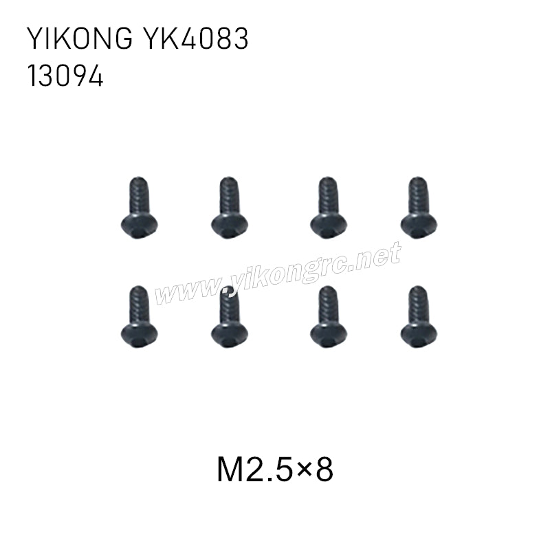 YIKONG YK4083/V3 Parts button head screws M2.5x8 13094