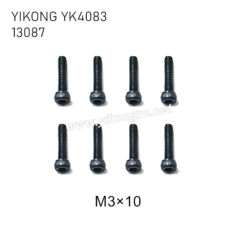 YIKONG YK4083/V3 Parts button head screws M3x10 13087