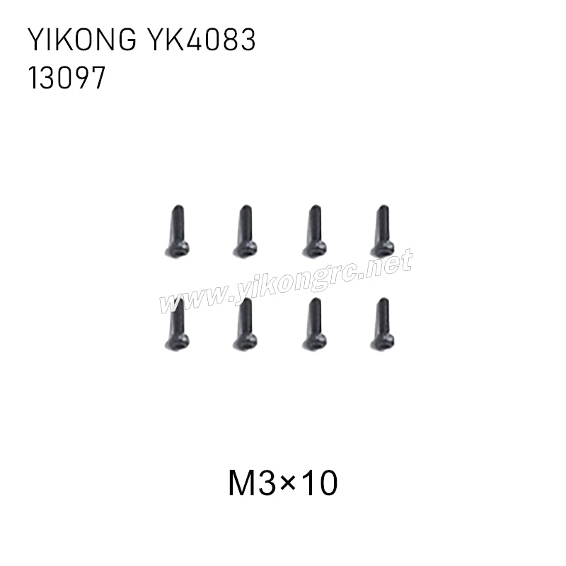 YIKONG YK4083/V3 Parts cap head screws M3x10 13097
