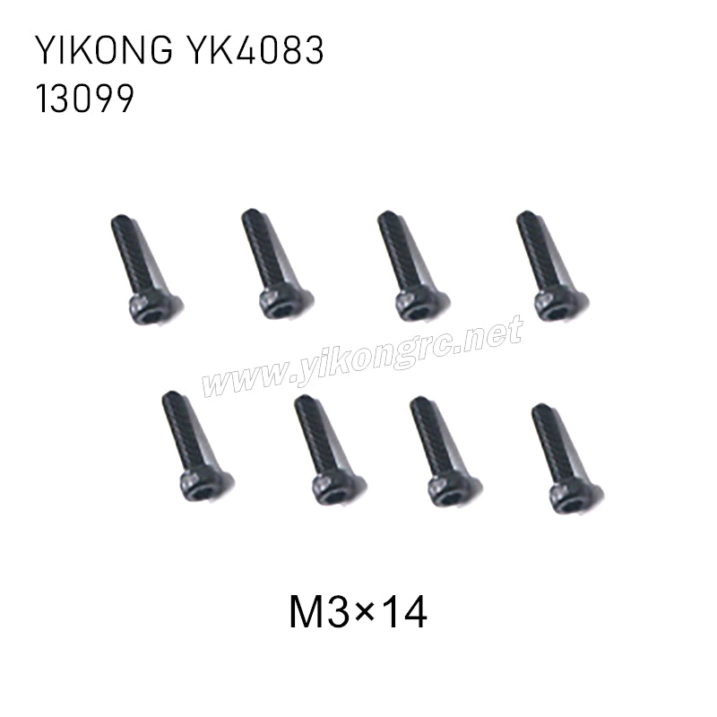 YIKONG YK4083/V3 Parts cap head screws M3x14 13099