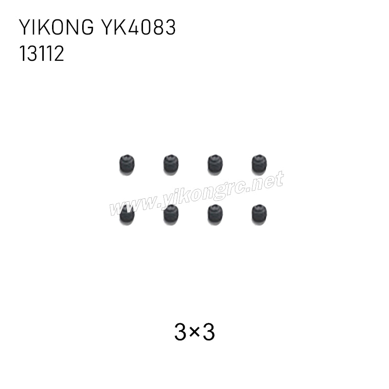 YIKONG YK4083/V3 Parts headless screws 3x3 13112
