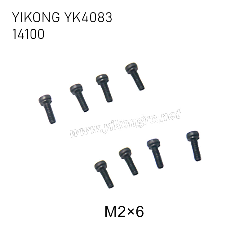 YIKONG YK4083/V3 RC Car Parts cap head screws M2x6 14100