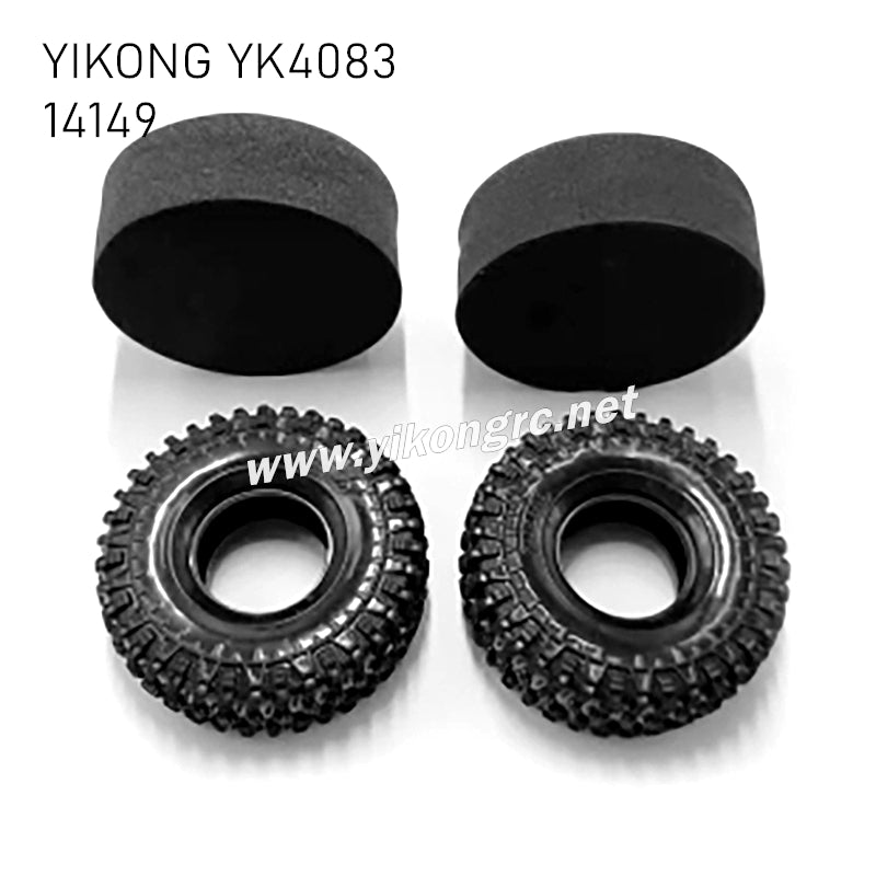 YIKONG YK4083/V3 RC Crawler Parts tires & foams 14149