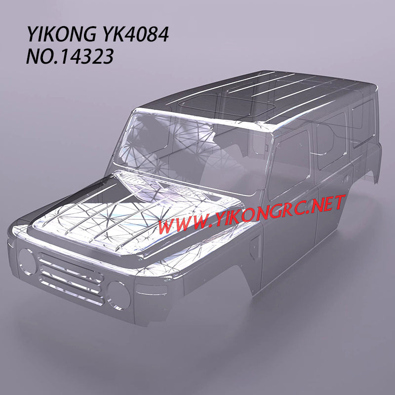 YIKONG YK4084/Pro RC Crawler Parts Body Shell 14323 clear