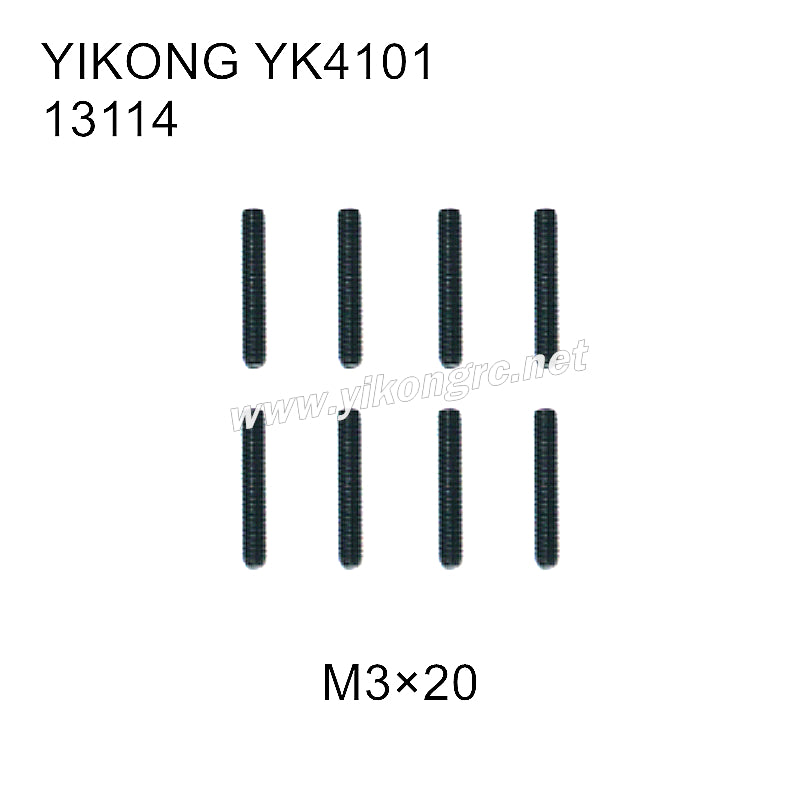 YIKONG YK4101 RC Car Parts Headless Screws(3x20) 13114