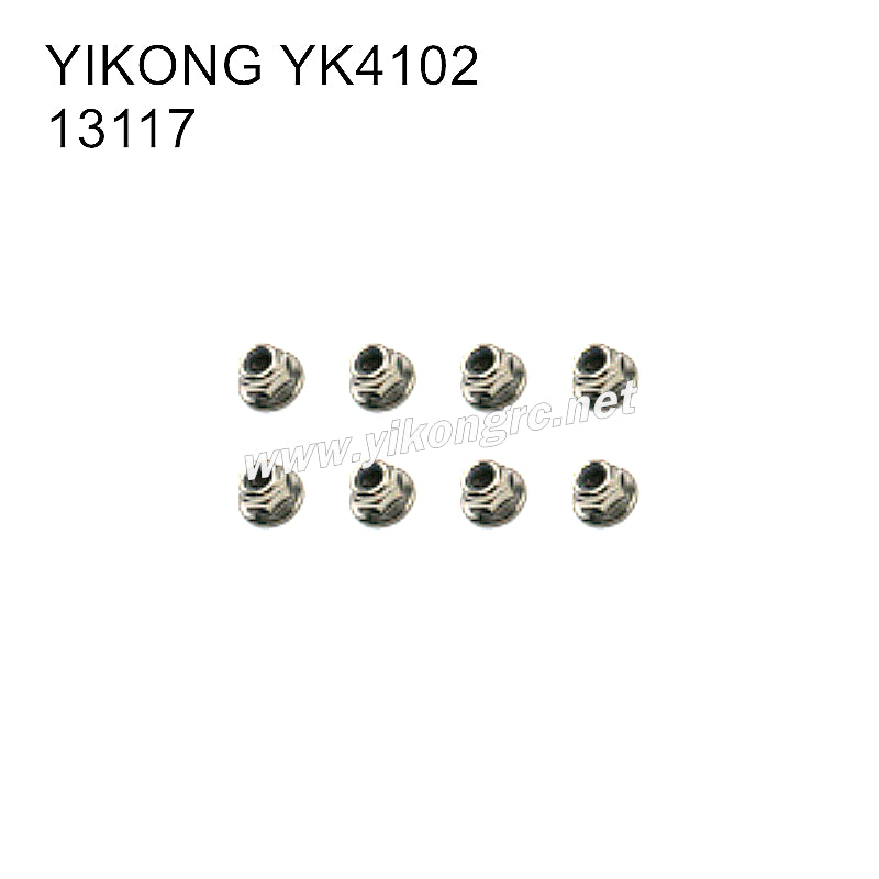 YIKONG YK4102 Parts Flange Lock Nuts(M4) 13117