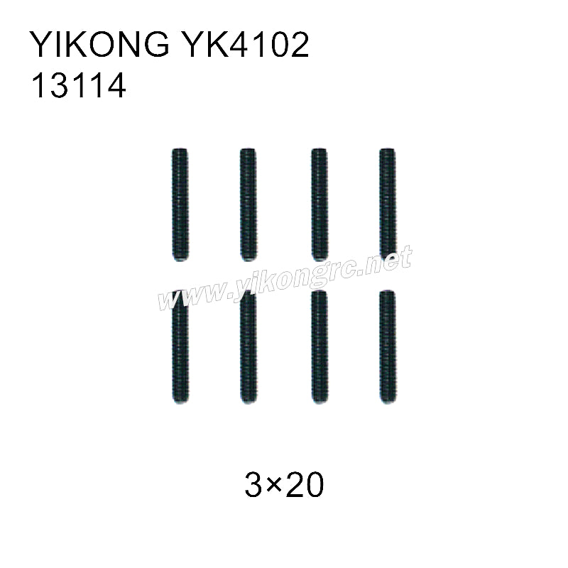 YIKONG YK4102 Parts Headless Screws(3x20) 13114
