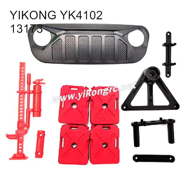 YIKONG YK4102 Parts oil jerry can, hi-lift jack 13173