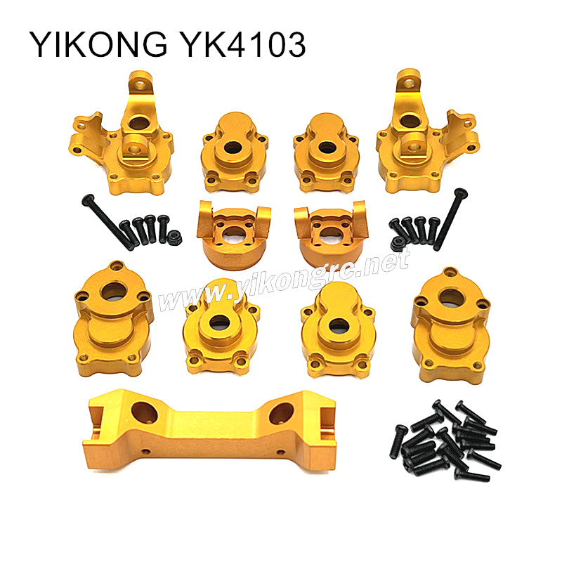 YIKONG YK4103 Upgrade Parts Aluminium Set yellow