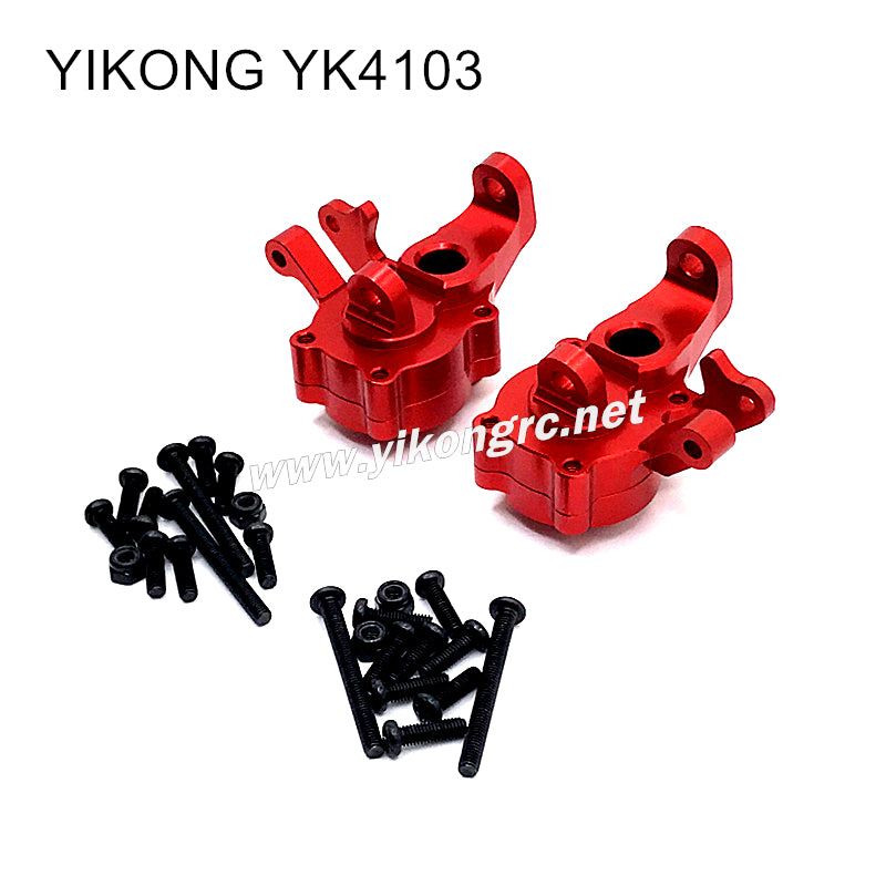 YIKONG YK4103 Upgrade Parts Aluminum Front Steering Cup red